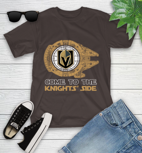 NHL Come To The Vegas Golden Knights Wars Hockey Sports Youth T-Shirt 7