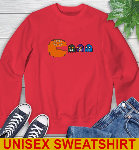 Chicago Bears NFL Football Pac Man Champion Sweatshirt 10