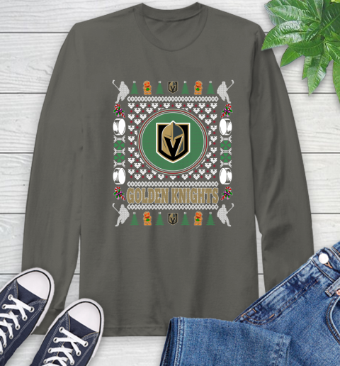 Vegas Golden Knights Merry Christmas NHL Hockey Loyal Fan Ugly Shirt 64