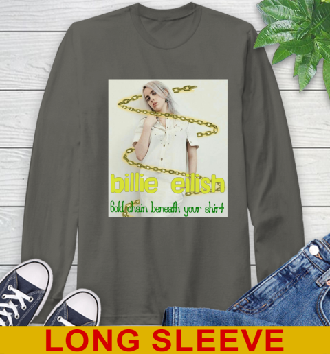 Billie Eilish Gold Chain Beneath Your Shirt 214
