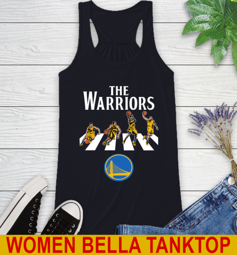 NBA Basketball Golden State Warriors The Beatles Rock Band Shirt Racerback Tank 8