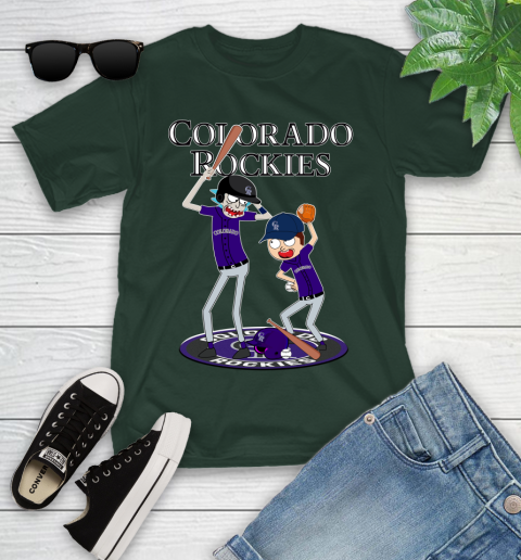 MLB Colorado Rockies Rick And Morty Baseball 107