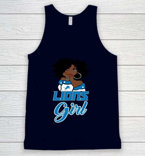 Detroit Lions Girl NFL Tank Top 3