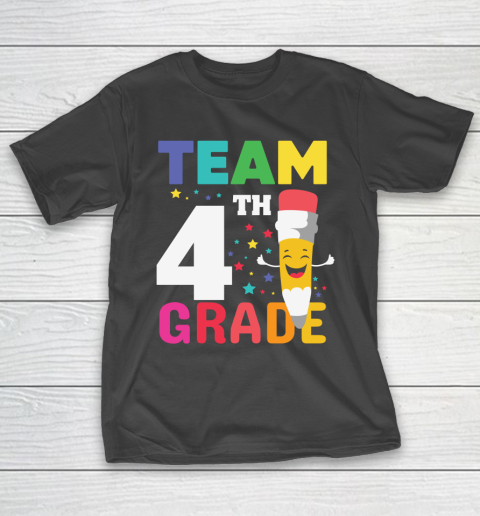 Back To School Shirt Team 4th grade T-Shirt
