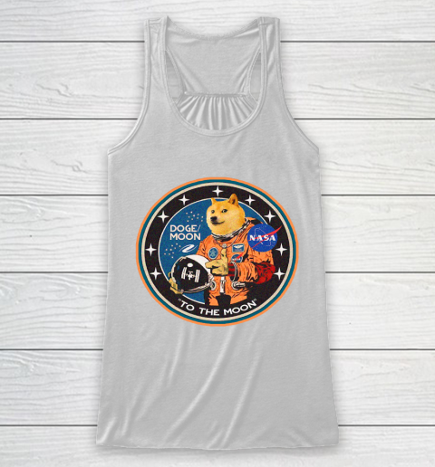 Doge coin To The Moon Racerback Tank