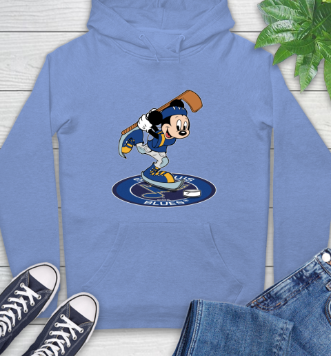 NHL Hockey St.Louis Blues Cheerful Mickey Disney Shirt Hoodie 12