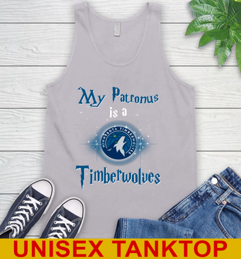 NBA Basketball Harry Potter My Patronus Is A Minnesota Timberwolves Tank Top 3