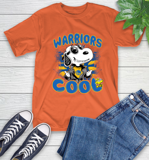 NBA Basketball Golden State Warriors Cool Snoopy Shirt T-Shirt 4
