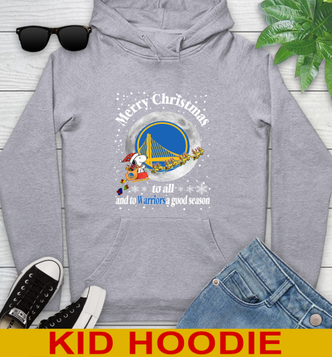Golden State Warriors Merry Christmas To All And To Warriors A Good Season NBA Basketball Sports Youth Hoodie 6