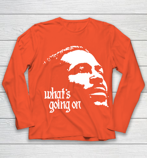 Marvin Gaye Shirt What's Going On Youth Long Sleeve | Tee For Sports