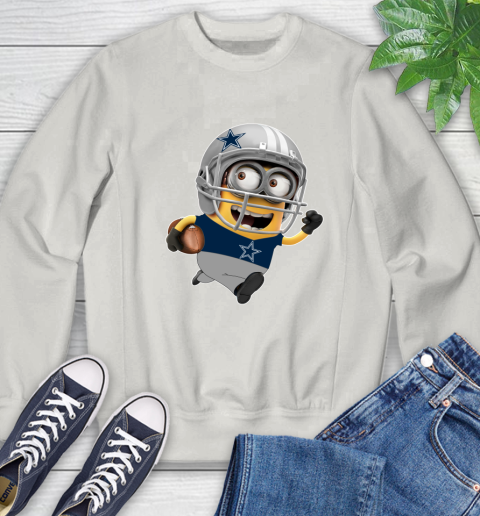 NFL Dallas Cowboys Minions Disney Football Sports Sweatshirt 12