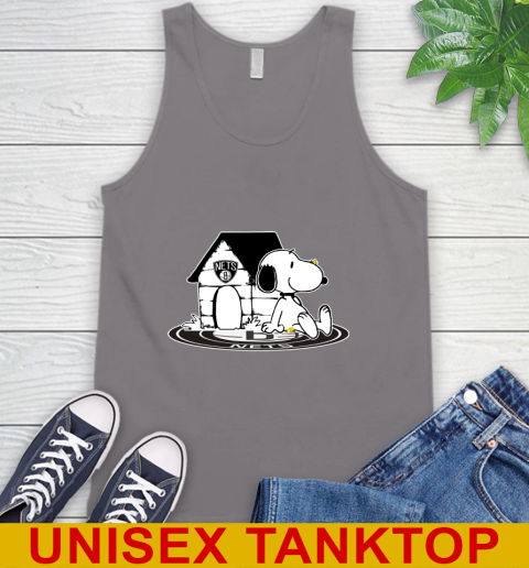 NBA Basketball Brooklyn Nets Snoopy The Peanuts Movie Shirt Tank Top 7
