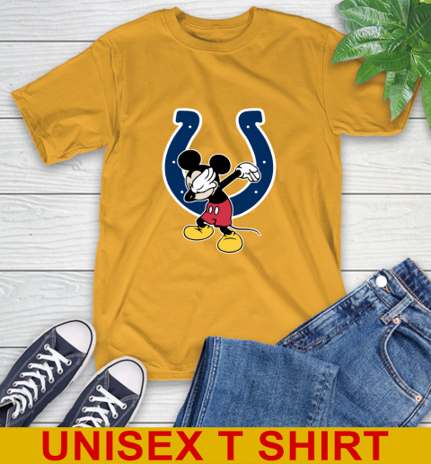 Indianapolis Colts NFL Football Dabbing Mickey Disney Sports T-Shirt 3