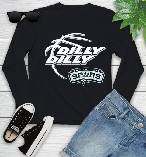 NBA San Antonio Spurs Dilly Dilly Basketball Sports Youth Long Sleeve 2