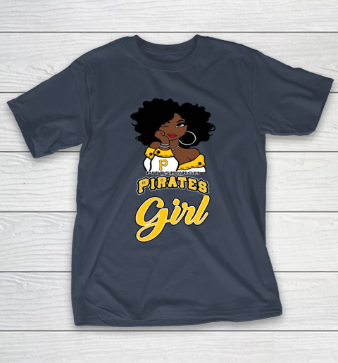 Pittsburgh Piratess Girl MLB T-Shirt 4