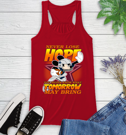 Dallas Cowboys NFL Football Mickey Disney Never Lose Hope Racerback Tank 5