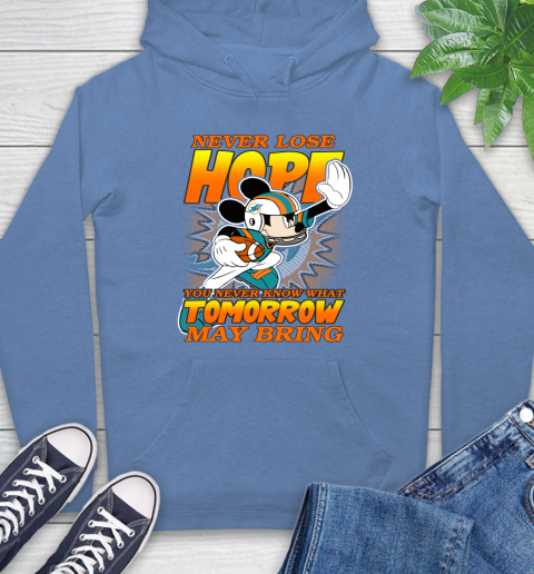 Miami Dolphins NFL Football Mickey Disney Never Lose Hope Hoodie 11