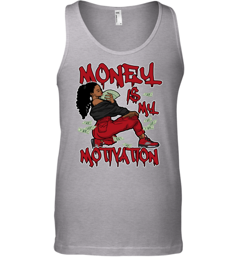 Jordan 5 Raging Bull Matching Sneaker Tshirt For Woman For Girl Money Is My Motivation Hipster Hip Hop Red Jordan Shirt