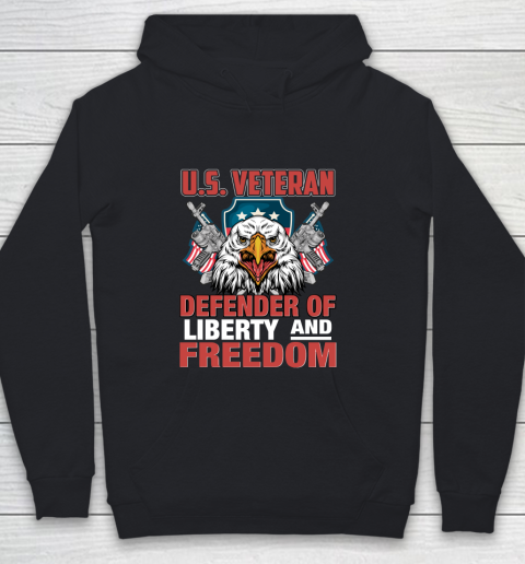 Veteran Shirt U.S. Veteran Defender Of Liberty And Freedom Independence Day Youth Hoodie