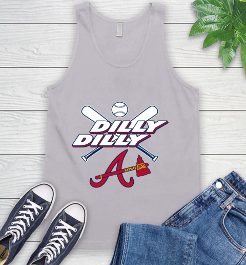 MLB Atlanta Braves Dilly Dilly Baseball Sports Tank Top 4