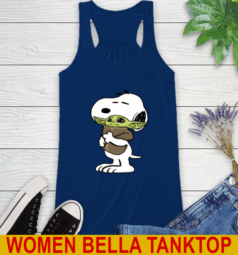 Snoopy Hugging Baby Yoda Shirt 45