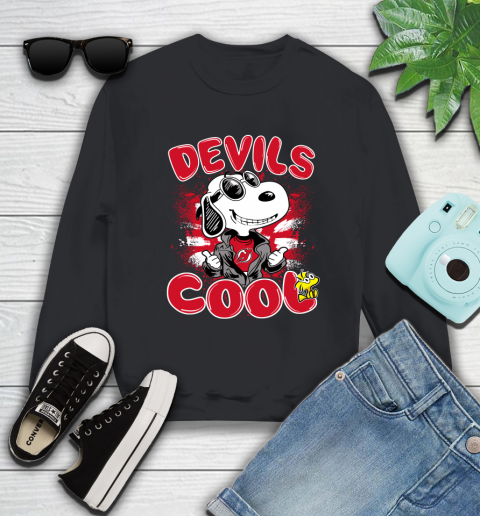 NHL Hockey New Jersey Devils Cool Snoopy Shirt Sweatshirt