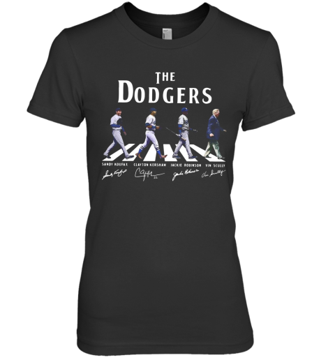 The Dodgers Abbey Road Signatures Premium Women's T-Shirt