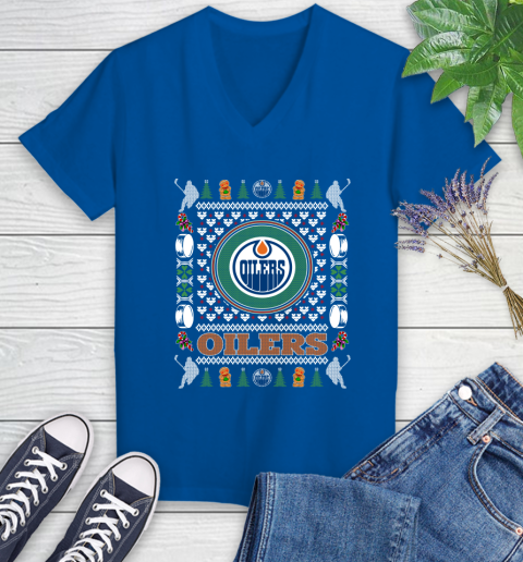 Edmonton Oilers Merry Christmas NHL Hockey Loyal Fan Ugly Shirt 83