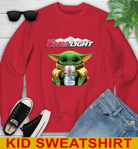 Star Wars Baby Yoda Hugs Coors Beer Shirt 120