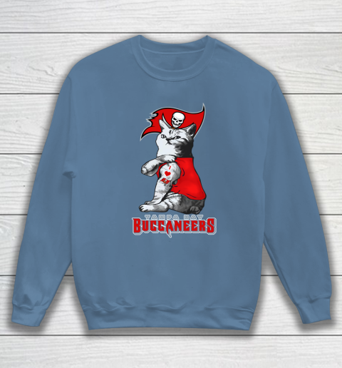 NFL Football My Cat Loves Tampa Bay Buccaneers Sweatshirt 6