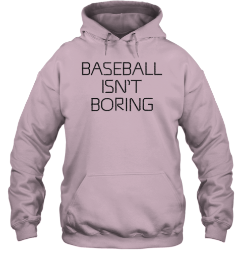 Baseball Isn't Boring Premium Hoodie prvq baseball isnamp 39 t boring premium hoodie 23 front light pink