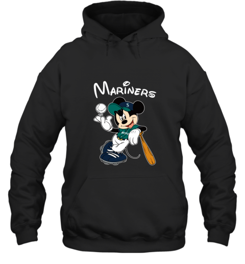 Baseball Mickey Team Seattle Mariners Youth T-Shirt 