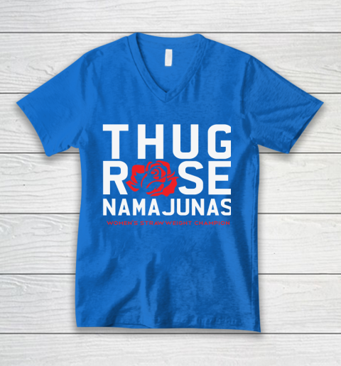 Thug Rose Namajunas Classic V-Neck T-Shirt 5