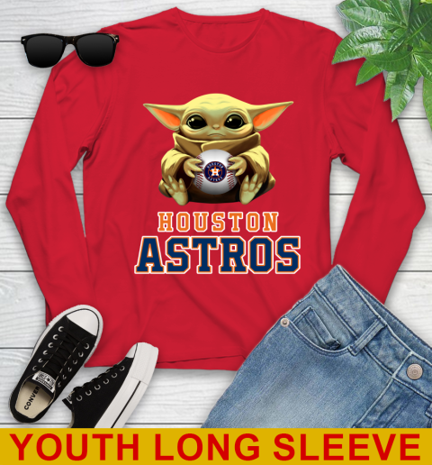 MLB Baseball Houston Astros Star Wars Baby Yoda Shirt 132