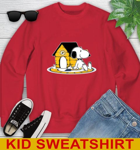 NBA Basketball Indiana Pacers Snoopy The Peanuts Movie Shirt Youth Sweatshirt 8