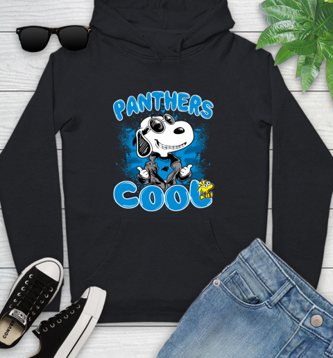 NFL Football Carolina Panthers Cool Snoopy Shirt Youth Hoodie