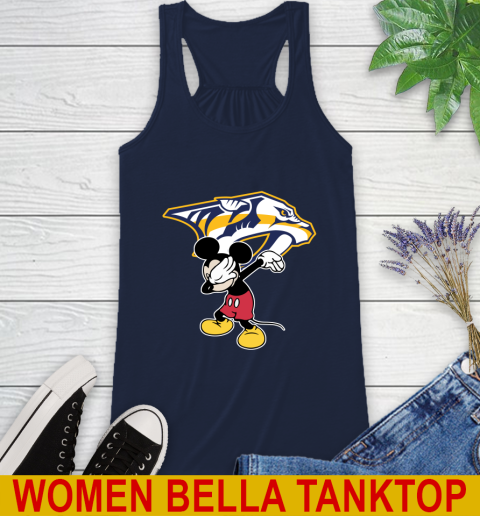 Nashville Predators NHL Hockey Dabbing Mickey Disney Sports Racerback Tank 12 Nashville Predators NHL Hockey Dabbing Mickey Disney Sports Racerback Tank - Image 12
