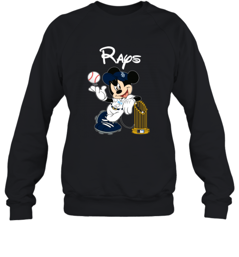 Tampa Bay Rays Mickey Taking The Trophy MLB 2019 Sweatshirt