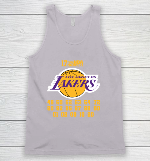 Los Angeles Lakers Finals Champions 17 Time Nba Champions Tank Top 3