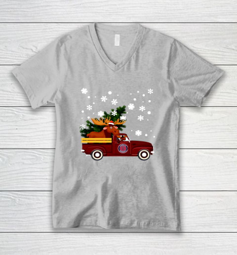 Los Angeles Angels Bring Christmas Home MLB V-Neck T-Shirt 3