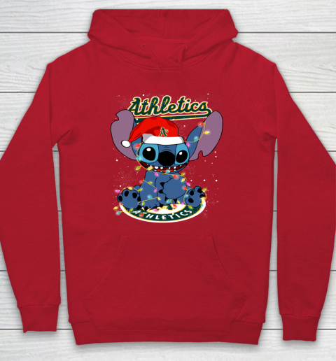 Oakland Athletics MLB noel stitch Baseball Christmas Hoodie 6