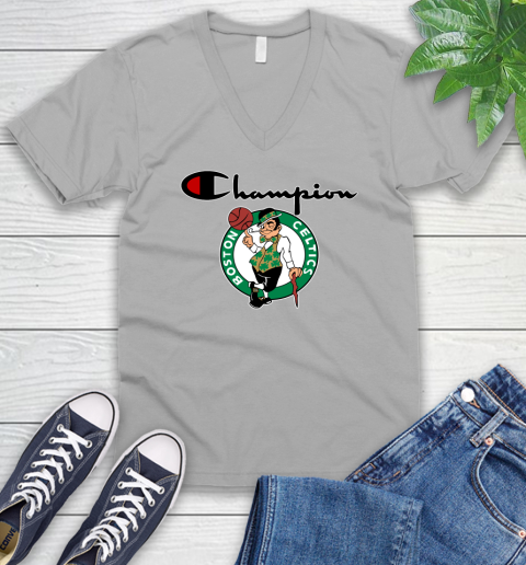 NBA Basketball Boston Celtics Champion Shirt V-Neck T-Shirt 2