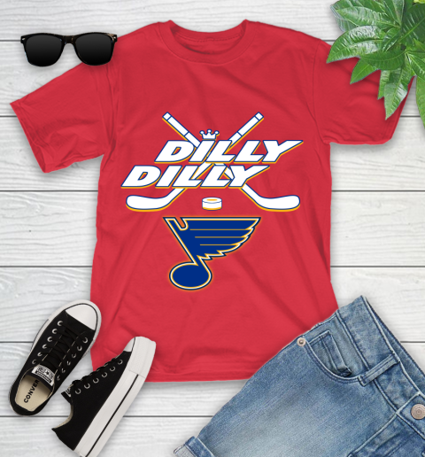 NHL St.Louis Blues Dilly Dilly Hockey Sports Youth T-Shirt 10