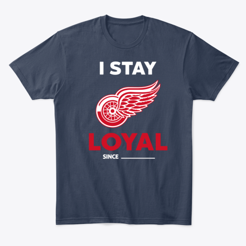c65w detroit red wings i stay loyal classic t shirt 2 front navy