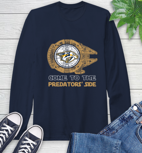 NHL Come To The Nashville Predators Wars Hockey Sports Long Sleeve T-Shirt 3