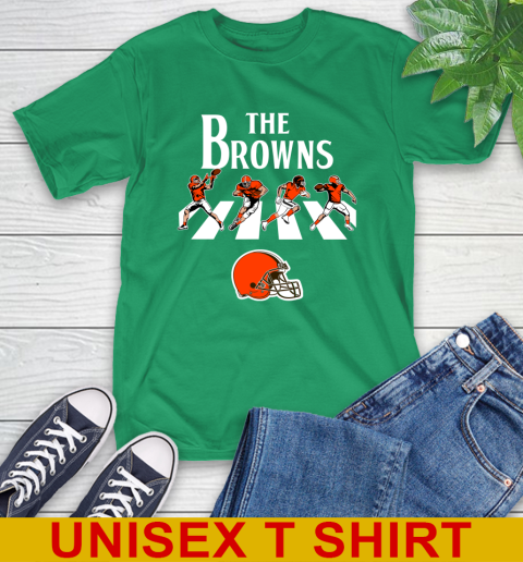 NFL Football Cleveland Browns The Beatles Rock Band Shirt T-Shirt 7
