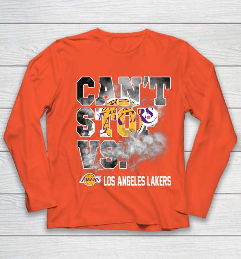 NBA Los Angeles Lakers Basketball Can't Stop Vs Youth Long Sleeve 3