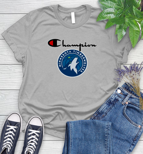 NBA Basketball Minnesota Timberwolves Champion Shirt Women's T-Shirt 3