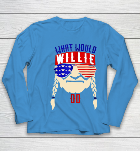 Willie Nelson shirt What would Willie do Youth Long Sleeve 5