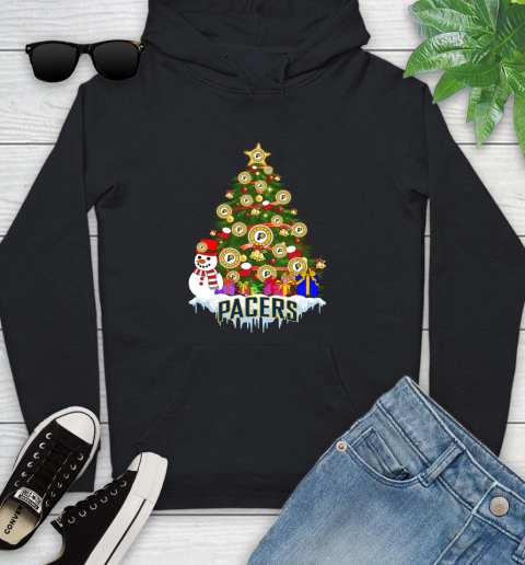 Indiana Pacers Merry Christmas NBA Basketball Sports Youth Hoodie 2